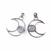 Natural Labradorite Pendants G-F639-07E-1
