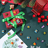 30Pcs 5 Styles Christmas Opaque Resin Cabochons CRES-SC0003-23-5