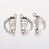 Alloy Coffee Cup Pendants TIBEP-JC1130-AS-1