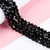 Natural Golden Sheen Obsidian Beads Strands G-C229-01B-2