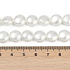 Electroplated Shell Pearl Beads Strands BSHE-G027-13A-5