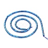Electroplate Glass Beads Strands X-EGLA-K014-B-FP08-3