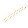 Brass Ball Head Pins X-KK-G331-10-0.8x50-4