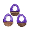 Resin & Wood Pendants WOOD-F015-17A-1