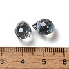 Electroplated Glass Beads GLAA-K062-01A-FR06-3