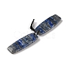 2Pcs Natural Lapis Lazuli Pendants G-A228-02I-2