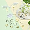 16Pcs 201 Stainless Steel Huggie Hoop Earrings Findings STAS-FS0002-26B-6