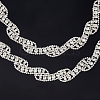 1Yard Wavy Glass Rhinestone Chains Garland Strands for Wedding AJEW-HS0001-45-1