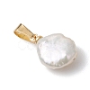 Natural Keshi Pearl Pendants PALLOY-JF04999-4
