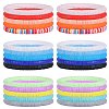 30Pcs 15 Colors Polymer Clay Heishi Surfer Stretch Bracelets Set BJEW-SW00134-1