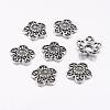 Tibetan Style Alloy Bead Caps X-LF10597Y-NF-1