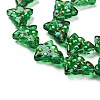 Handmade Bumpy Glass Beads Strands LAMP-F032-08B-3