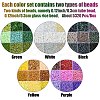 DIY Round Glass Beads Bracelets Making Kits SEED-YW0002-63A-3