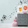 Translucent PVC Self Adhesive Wall Stickers STIC-WH0015-002-4