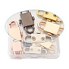 5 Colors Adjustable Alloy Chain Buckles PALLOY-TA0001-91-RS-8