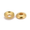 Brass Tiny Bead Cones KK-O043-04G-3