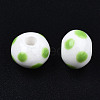 Handmade Porcelain Beads PORC-S504-001G-3