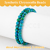 Olycraft 2 Strands Synthetic Chrysocolla Beads Strands G-OC0004-97-4