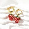 Brass Hoop Earrings EJEW-S251-04A-G-3
