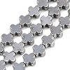 Electroplated Synthetic Non-magnetic Hematite Beads Strands G-J211-A10-03-1