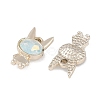UV Plating Alloy Pendants FIND-M018-30KCG-2