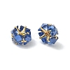 Brass & Glass Beads GL-CBA12D7-02G-04-1