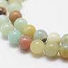 Natural Flower Amazonite Beads Strands X-G-F415-4mm-3