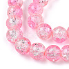 Baking Paint Crackle Glass Bead Strands CCG-S001-8mm-09-A-3
