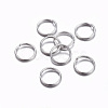 304 Stainless Steel Open Jump Rings X-STAS-E464-09L-S-1