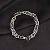 Tarnish Resistant 304 Stainless Steel Cable Chain Bracelets BJEW-I238-09P-1