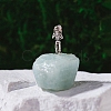 Nuggets Natural Aquamarine & Brass Miner Model Mineral Specimen Display Decoration PW-WG22110-11-1
