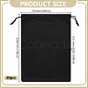 20Pcs Polyester Drawstring Pouches with Cord ABAG-GO0001-18-2