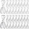 120Pcs 2 Styles Brass Ice Pick Pinch Bails FIND-SP0001-72-1