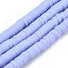 Handmade Polymer Clay Beads Strands X-CLAY-R089-6mm-025-1