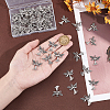 50Pcs Tibetan Style Alloy Pendants TIBEP-UN0001-16-4