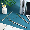 Iron Notebook 3-Ring Loose Leaf Book Binder Hinged Clamp FIND-WH20007-15D-P-4
