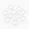Brass Hoop Earrings X-KK-S341-85-1