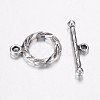 Tibetan Style Alloy Toggle Clasps PALLOY-G117-05AS-1