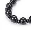 Synthetic Magnetic Hematite Jewelry Sets SJEW-F201-02-3