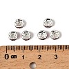 Brass Grade A Rhinestone Spacer Beads RB-A014-Z6mm-21S-3