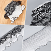 4 Yards Organza Pleated Lace Ribbon OCOR-CY0001-82-5