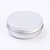 Round Aluminium Tin Cans CON-WH0010-02P-50ml-1