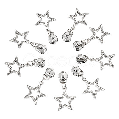 20Pcs Alloy Zipper Puller HJEW-TAC0161-1