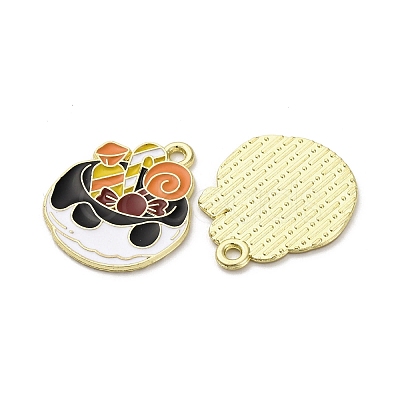 Halloween Alloy Enamel Pendants STAS-I354-01G-J-1
