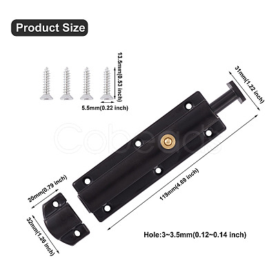 304 Stainless Steel Spring Locks Set SW-TAC0001-22B-EB-1