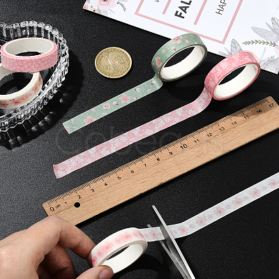 1Bag Paper Decorative Adhesive Tapes DIY-SP0005-55-1