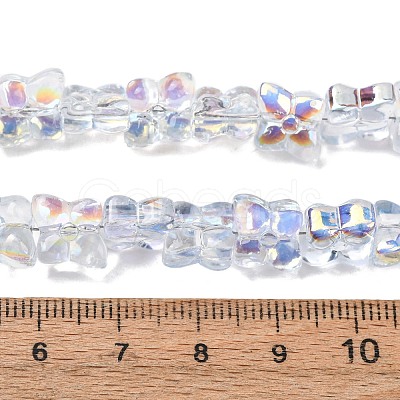 Transparent Glass Beads Strands GL-CBAAE04-02G-1