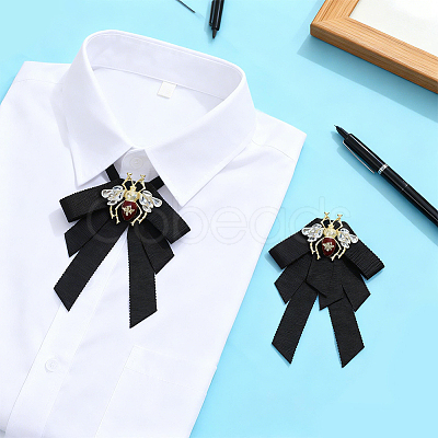 1Pc Alloy & Iron & Polyester & Acrylic Exquisite Lapel Pin for Women JEWB-HY0001-67-1