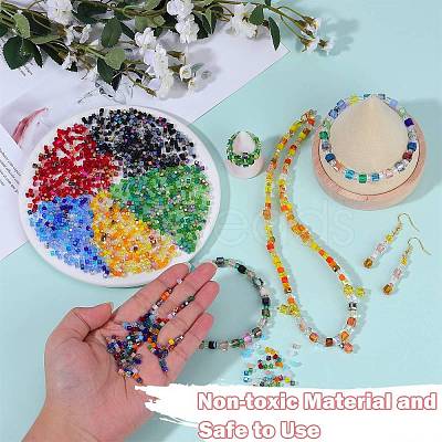 2 Bags Imitation Artificial Crystal Glass Beads GLAA-SZ0001-95A-07-1