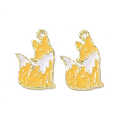 Christmas Theme Rack Plating Alloy Enamel Pendants PALLOY-O109-23LG-1